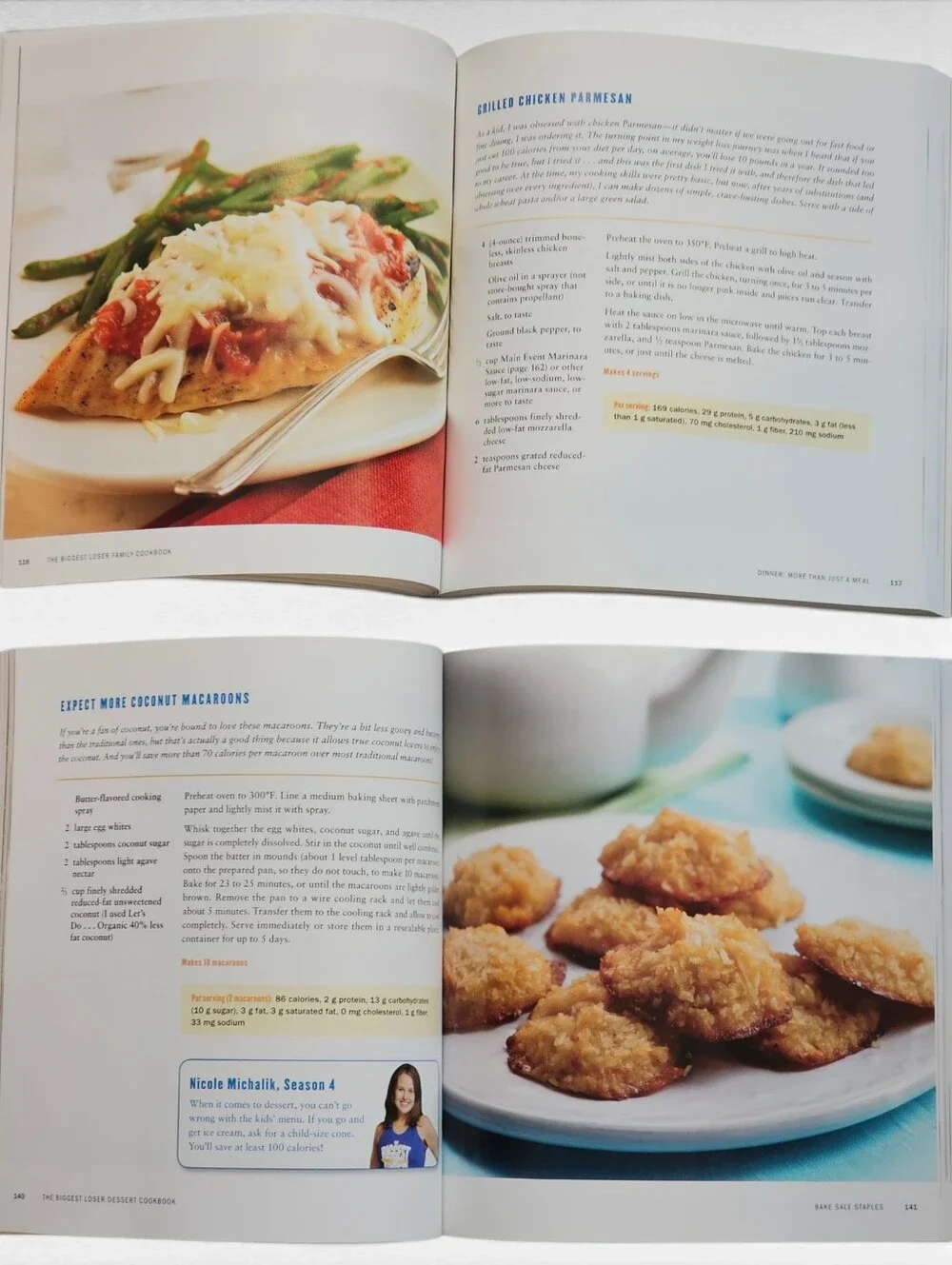 Biggest Loser Cookbooks Set of 2